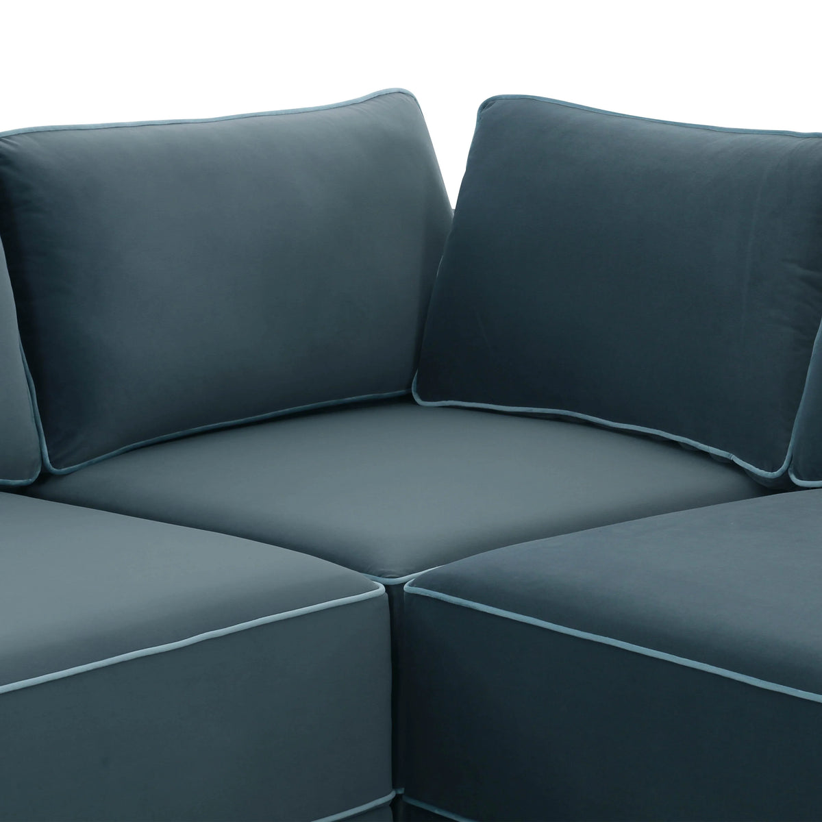 Willow 5-Piece Performance Velvet Modular L Sectional