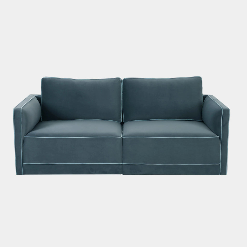 Willow 74" Performance Velvet Modular Loveseat