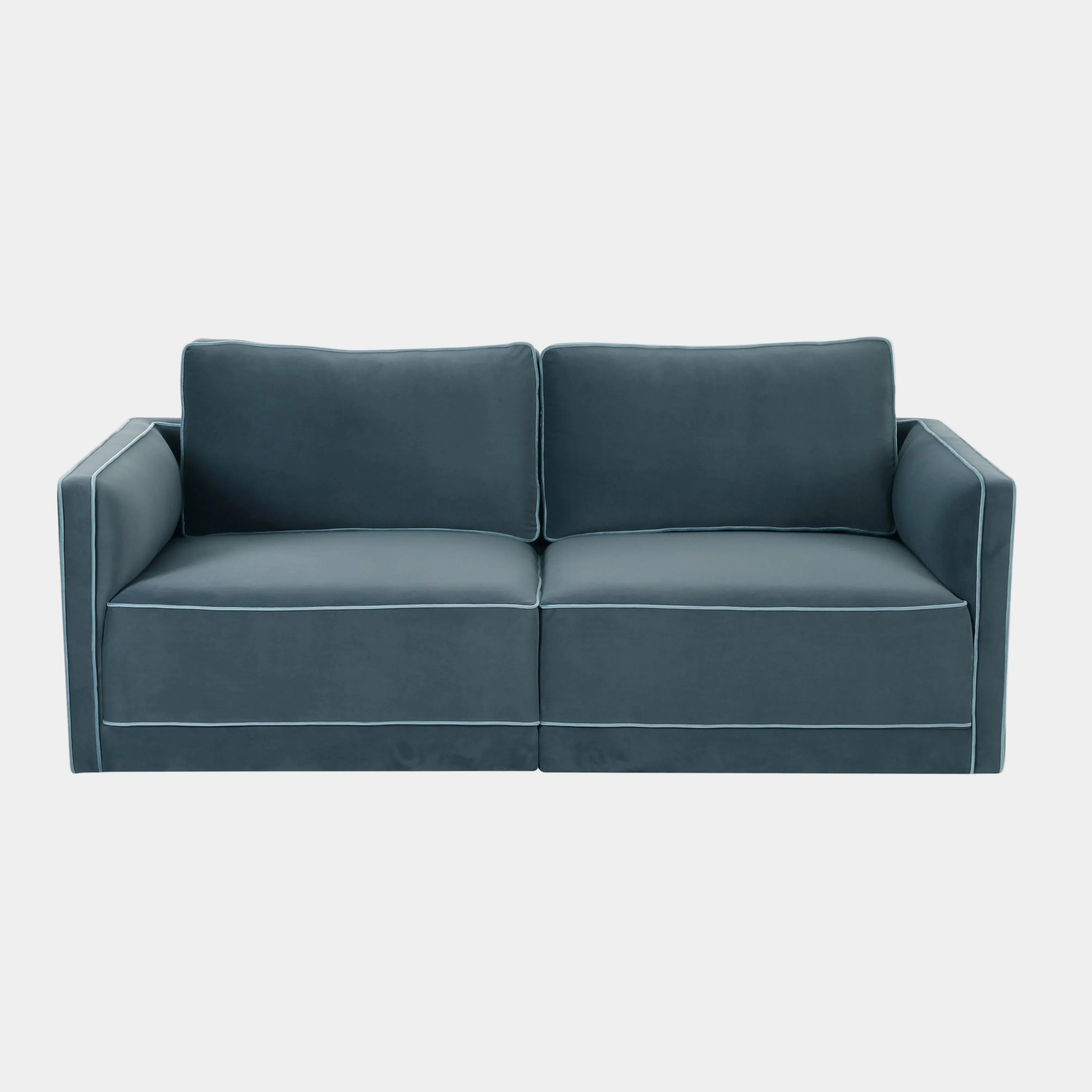 Willow 74" Performance Velvet Modular Loveseat