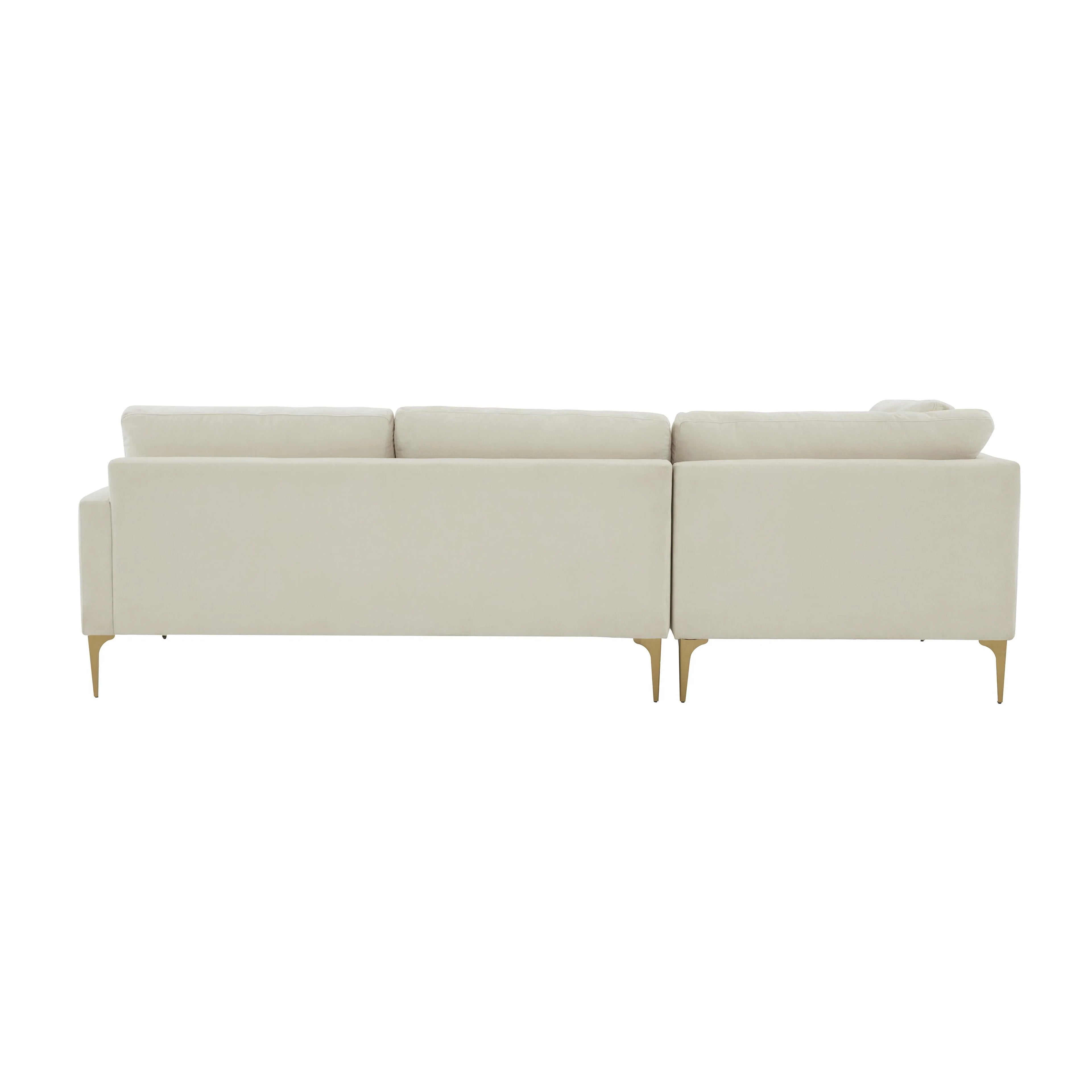 Serena 3-Piece Performance Velvet Chaise Sectional