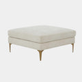 Serena Performance Velvet Ottoman