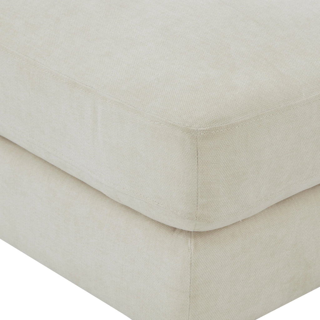Serena Performance Velvet Ottoman