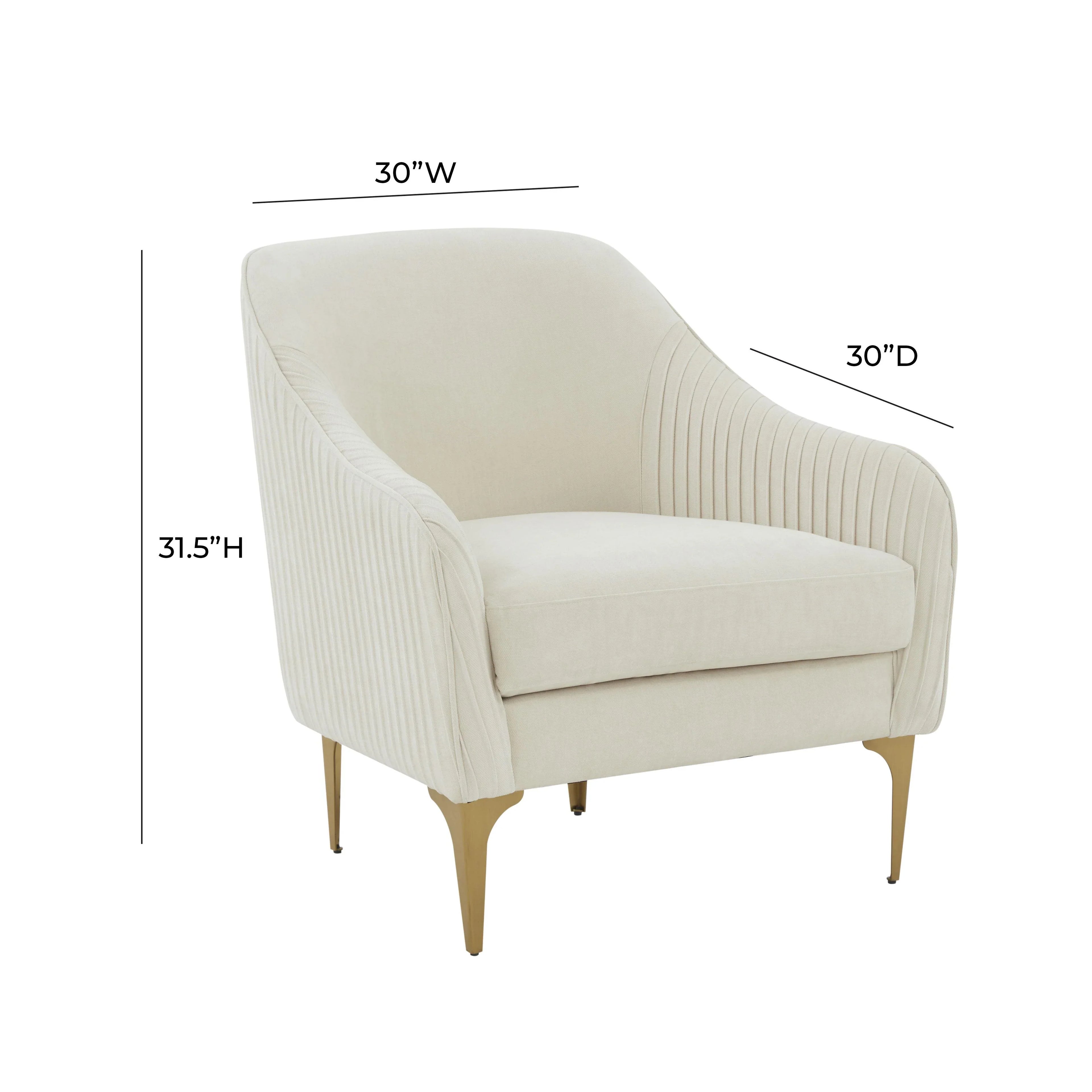 Serena Performance Velvet Accent Chair