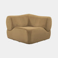 Zenith Latte Brown Performance Velvet Corner Wedge
