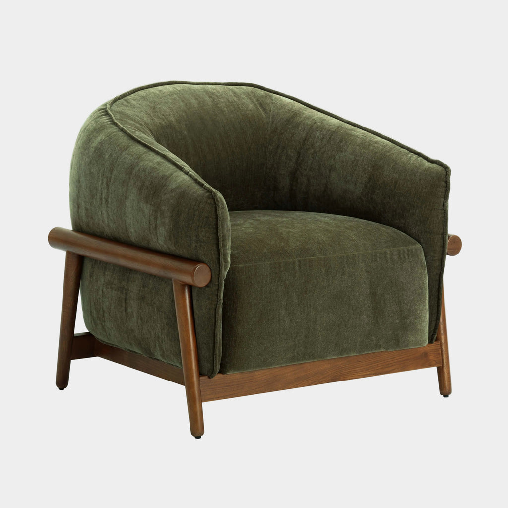 Piedmont Upcycled Contract-Grade Chenille Accent Chair