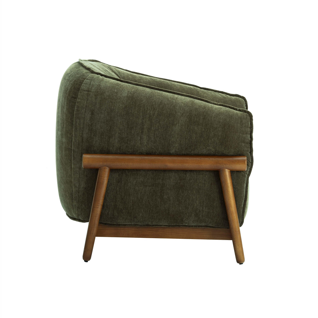 Piedmont Upcycled Contract-Grade Chenille Accent Chair