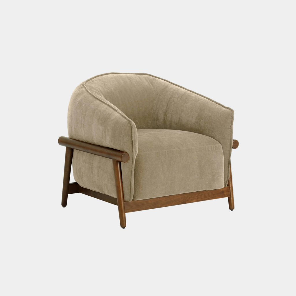Piedmont Upcycled Contract-Grade Chenille Accent Chair