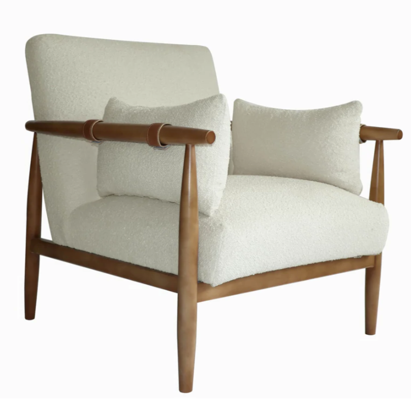 Clarita Club Chair- Cloud Boucle