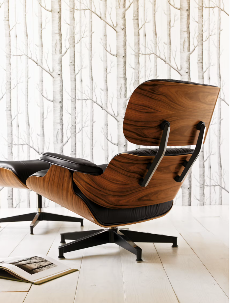 Eames Lounge Chair And Ottoman - Tall Version