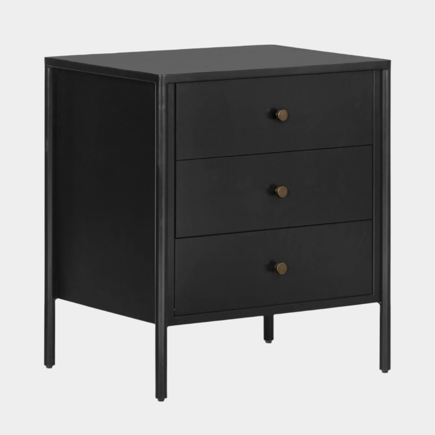 Harmon Metal Nightstand (24")
