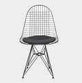 Mesh Eiffel Dining Chair (Black/ White)