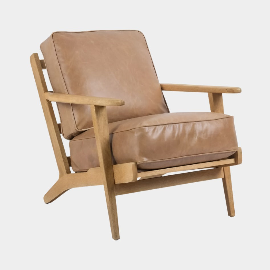 Faye Lounge Chair (Top Grain Leather)