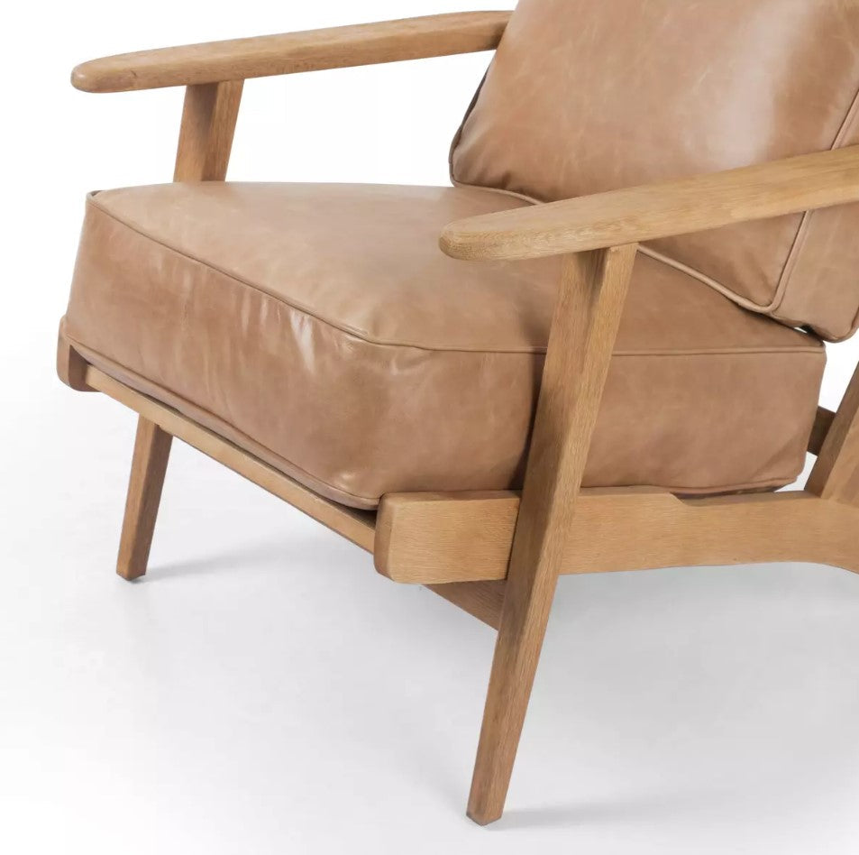 Faye Lounge Chair (Top Grain Leather)