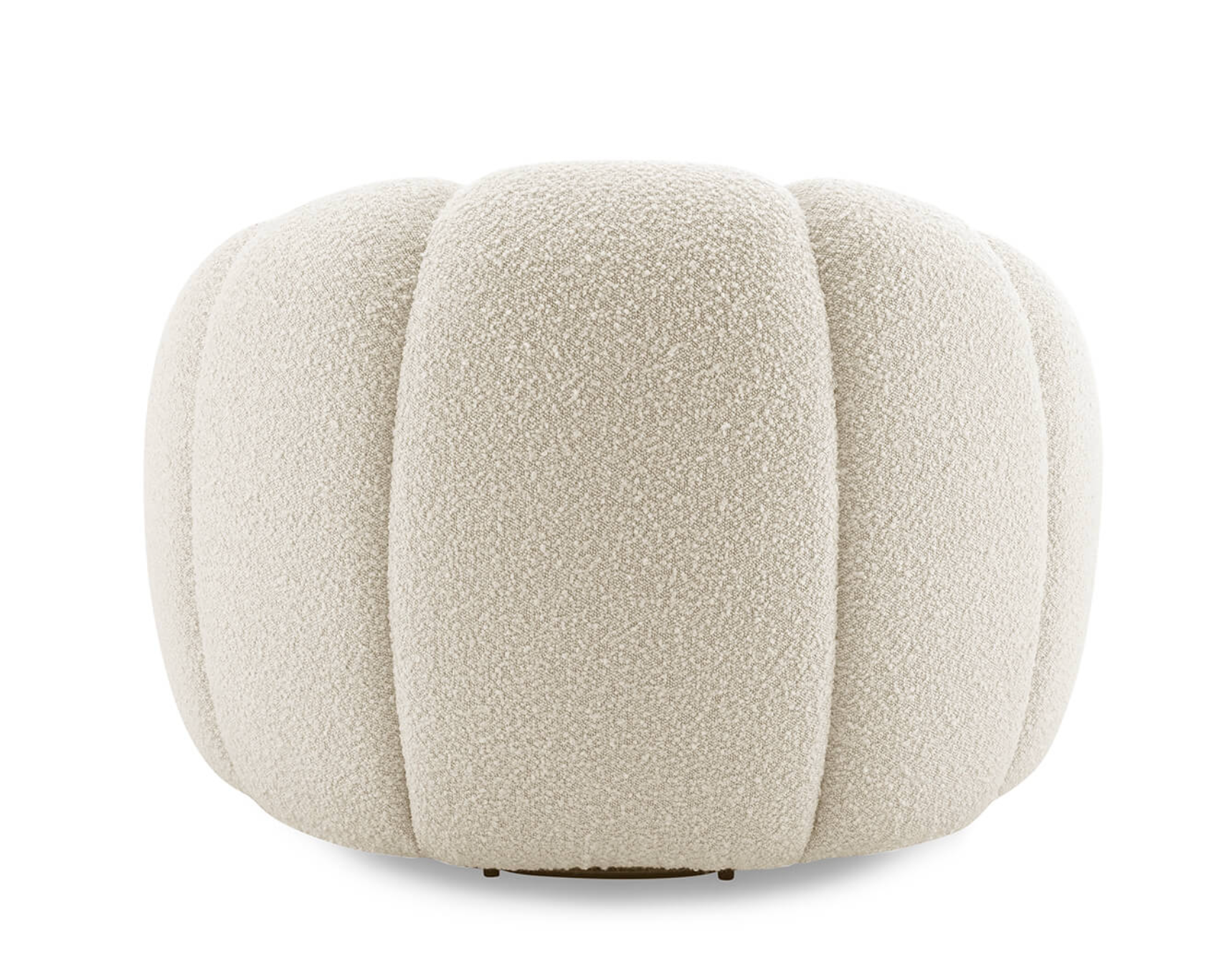 Pumpkin Lounge Boucle Chair