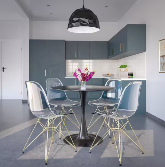 Eiffel Dining Chair (Acrylic Seat)