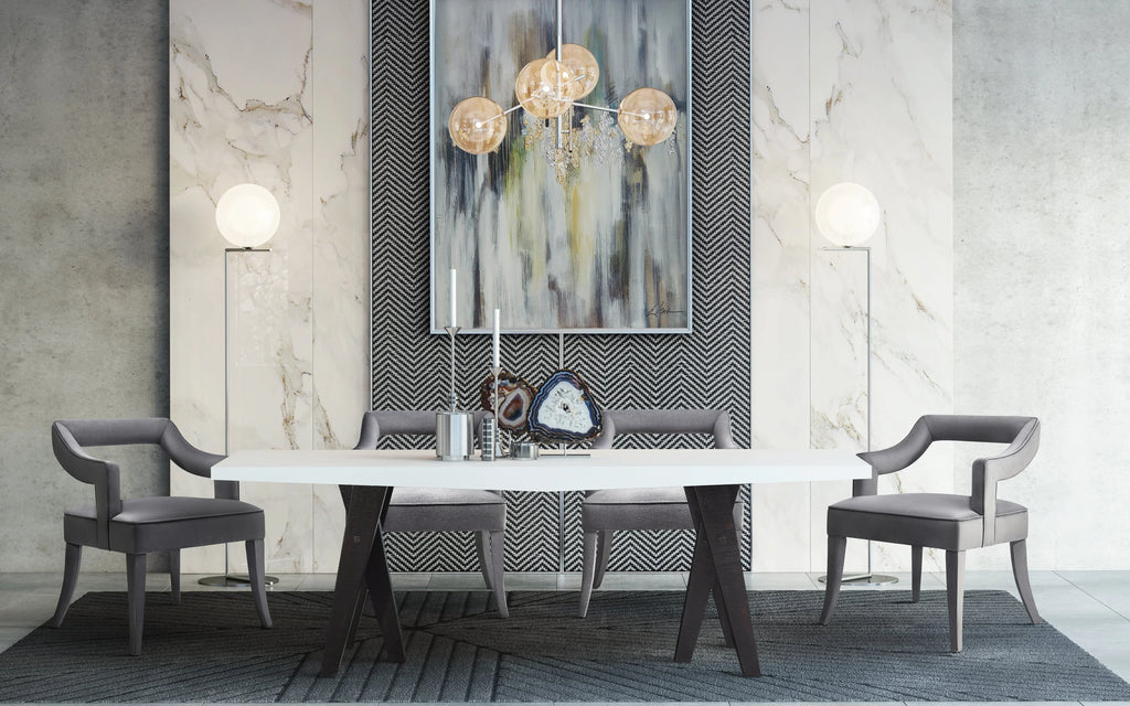 Tiffany Performance Velvet Dining Chair