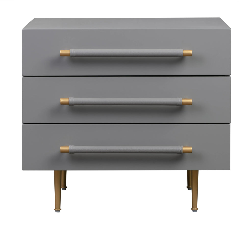 Trident 28" 3-Drawer Nightstand