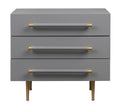 Trident 28" 3-Drawer Nightstand