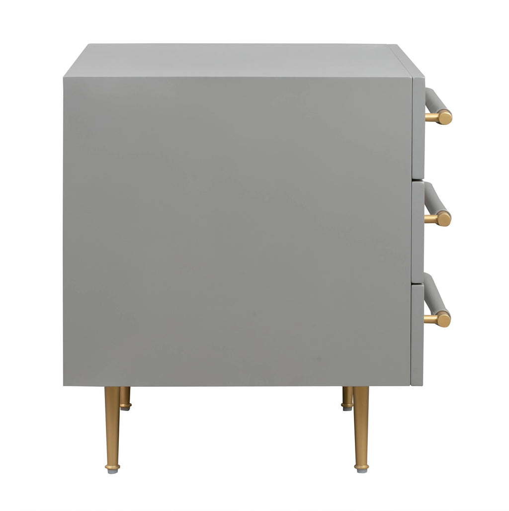 Trident 28" 3-Drawer Nightstand