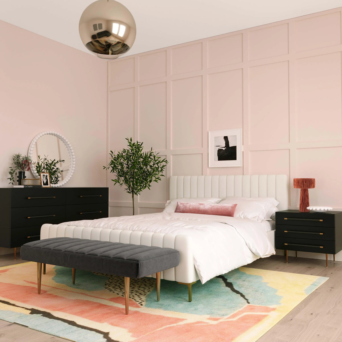 Trident 28" 3-Drawer Nightstand