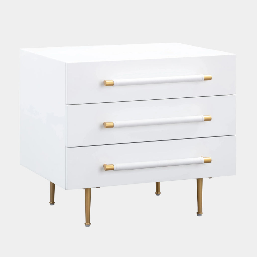 Trident 28" 3-Drawer Nightstand