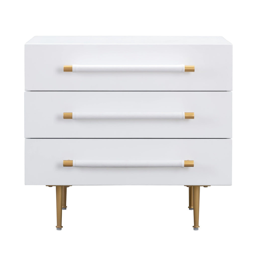 Trident 28" 3-Drawer Nightstand