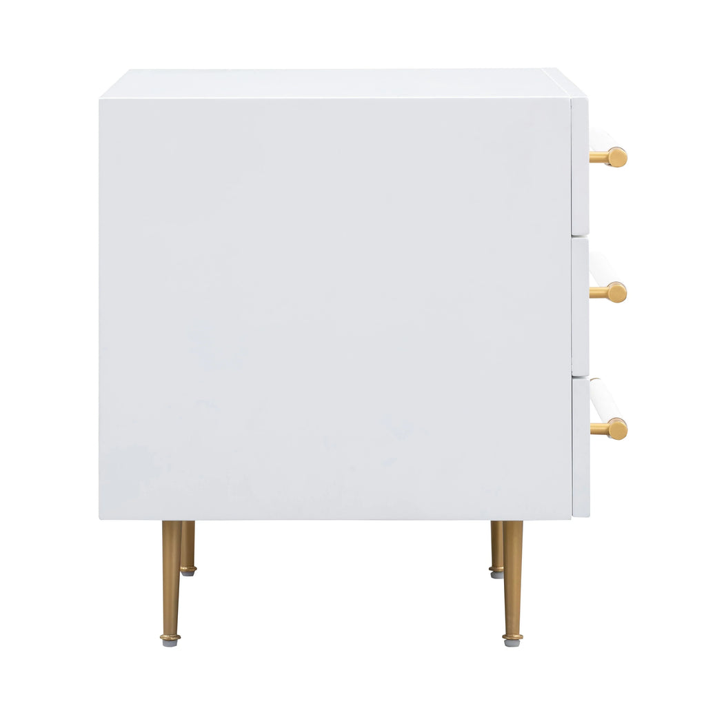 Trident 28" 3-Drawer Nightstand
