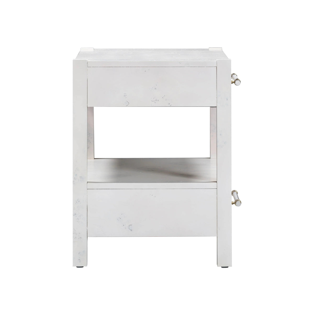 Brandyss 26" Burl 2-Drawer Nightstand