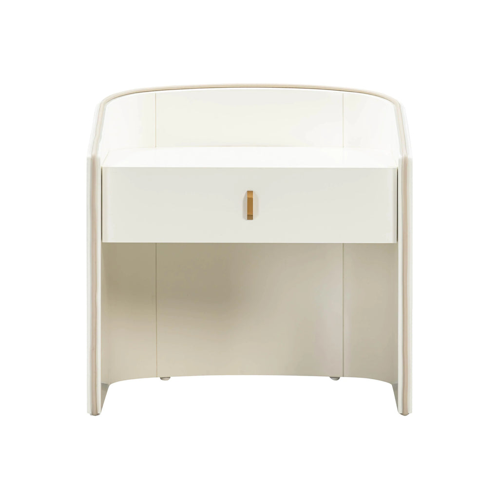 Collins 22" Lacquer Nightstand With Drawer