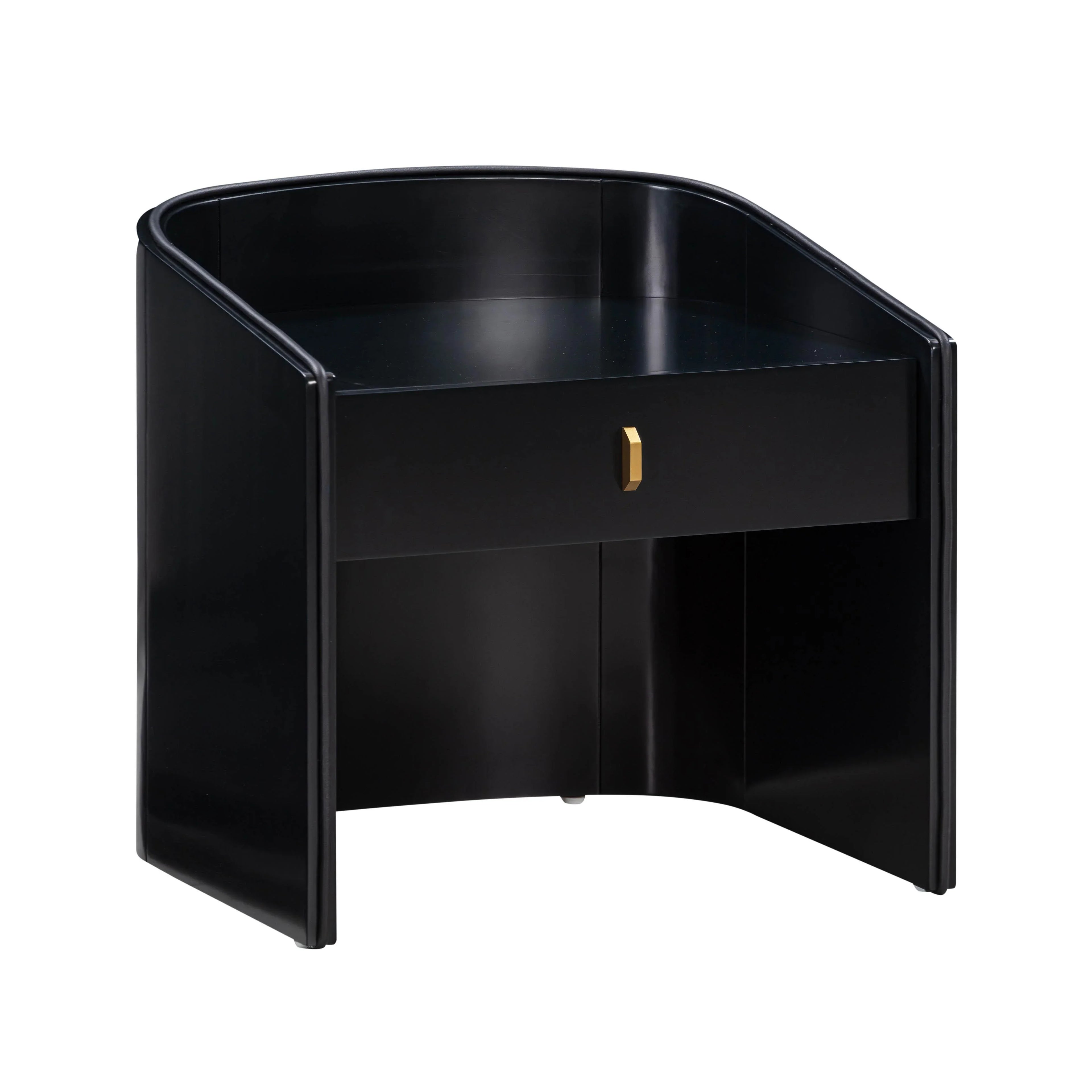 Collins 22" Lacquer Nightstand With Drawer