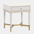 Julieta 19" Acacia Wood Nightstand With Drawer