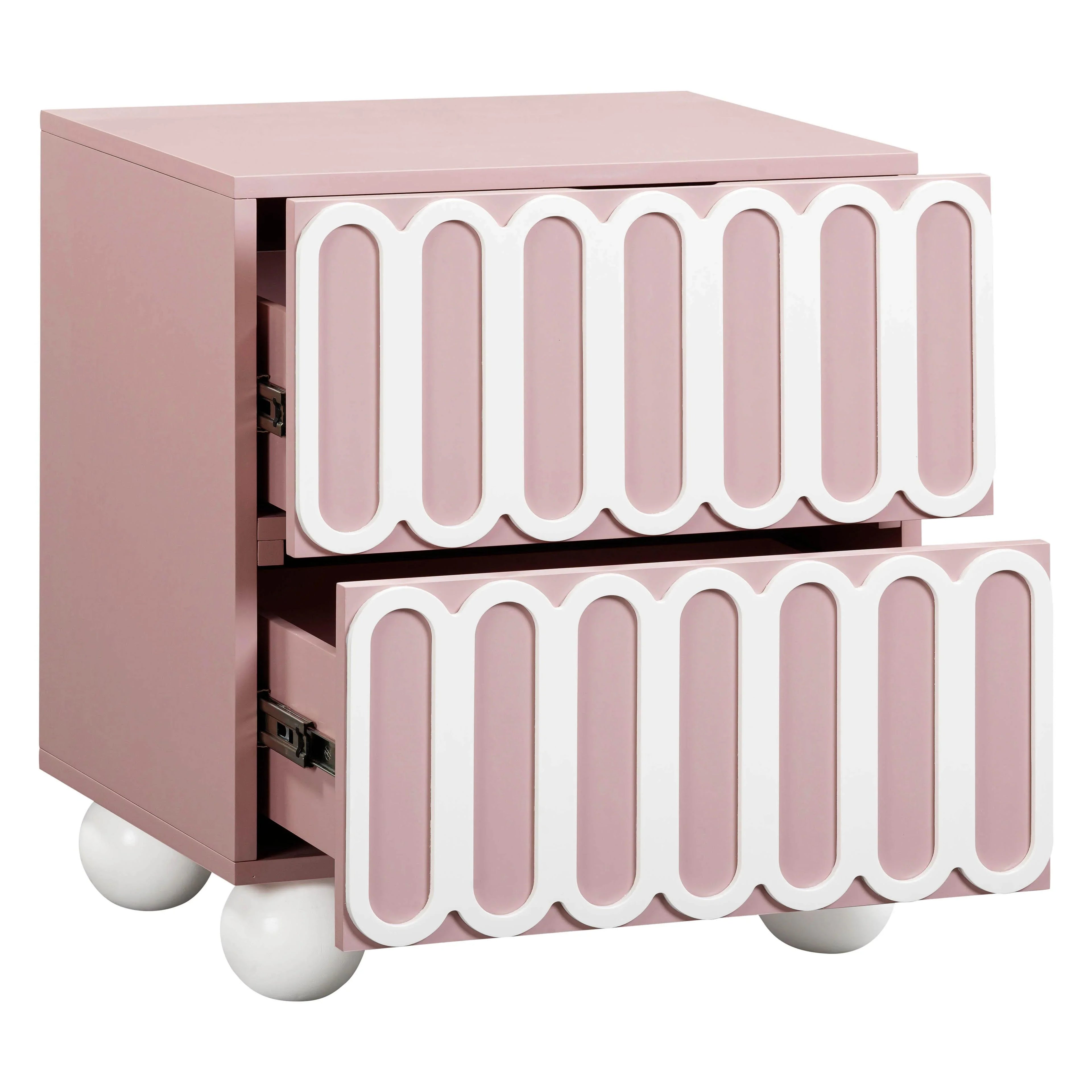 Tori 23" Motif 2-Drawer Nightstand
