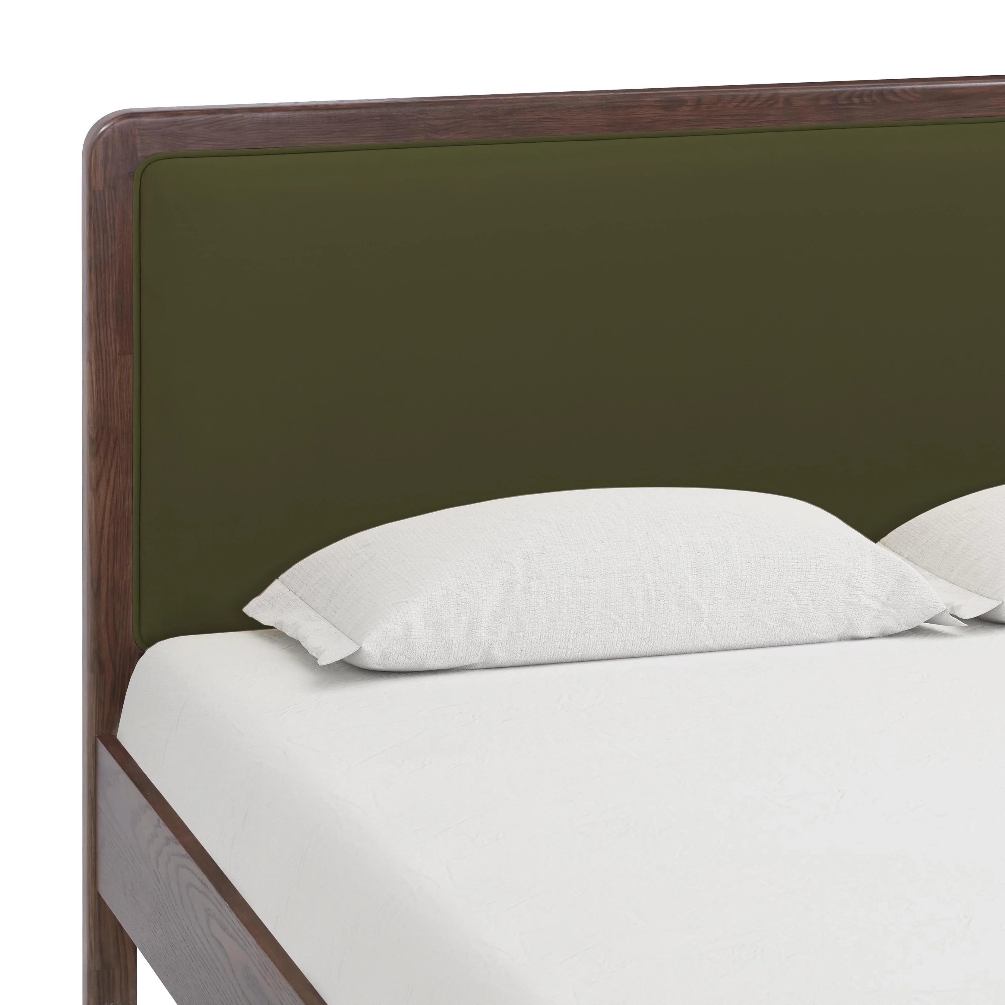 Hella Velvet and Ash Wood Bed