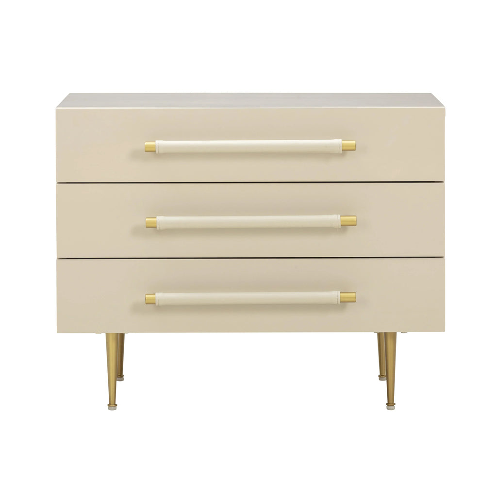 Trident 28" 3-Drawer Nightstand