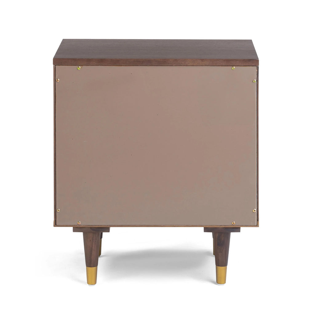 Sierra 22" Cane 2-Drawer Nightstand