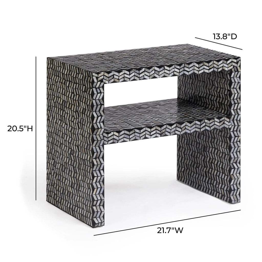 Derry 22" Capiz Shell Nightstand