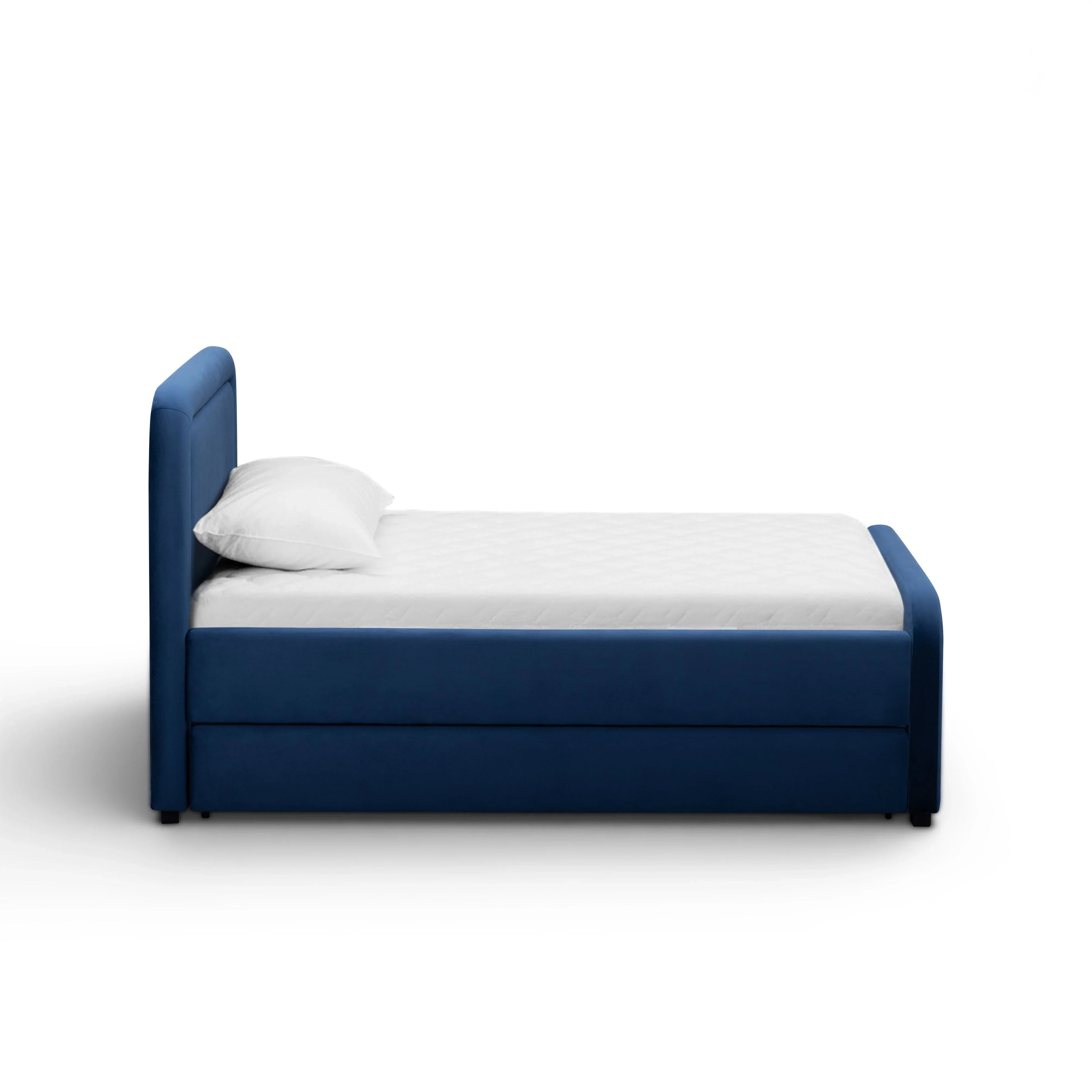 Briella Performance Velvet Trundle Bed in Twin
