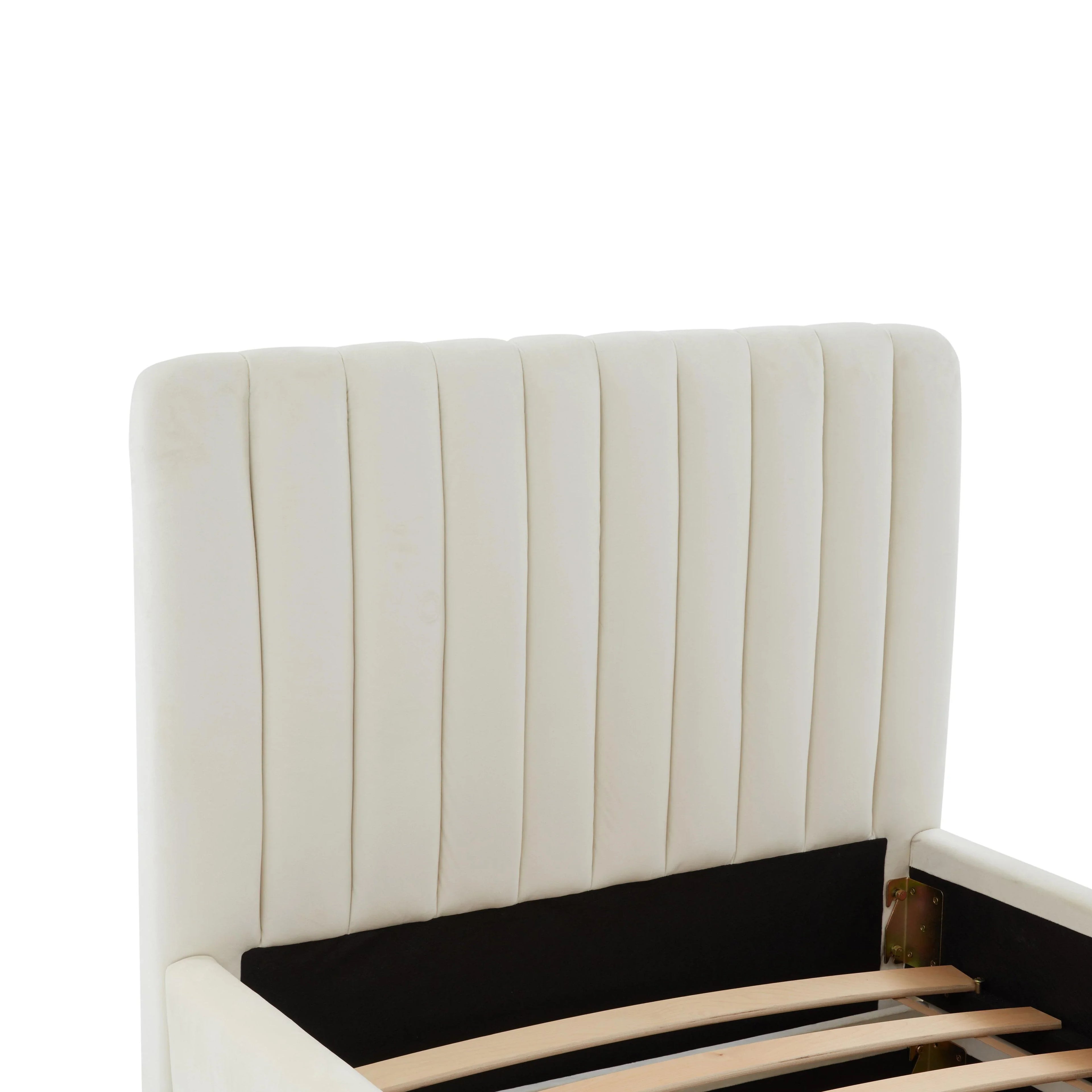Angela Performance Velvet Trundle Bed in Twin