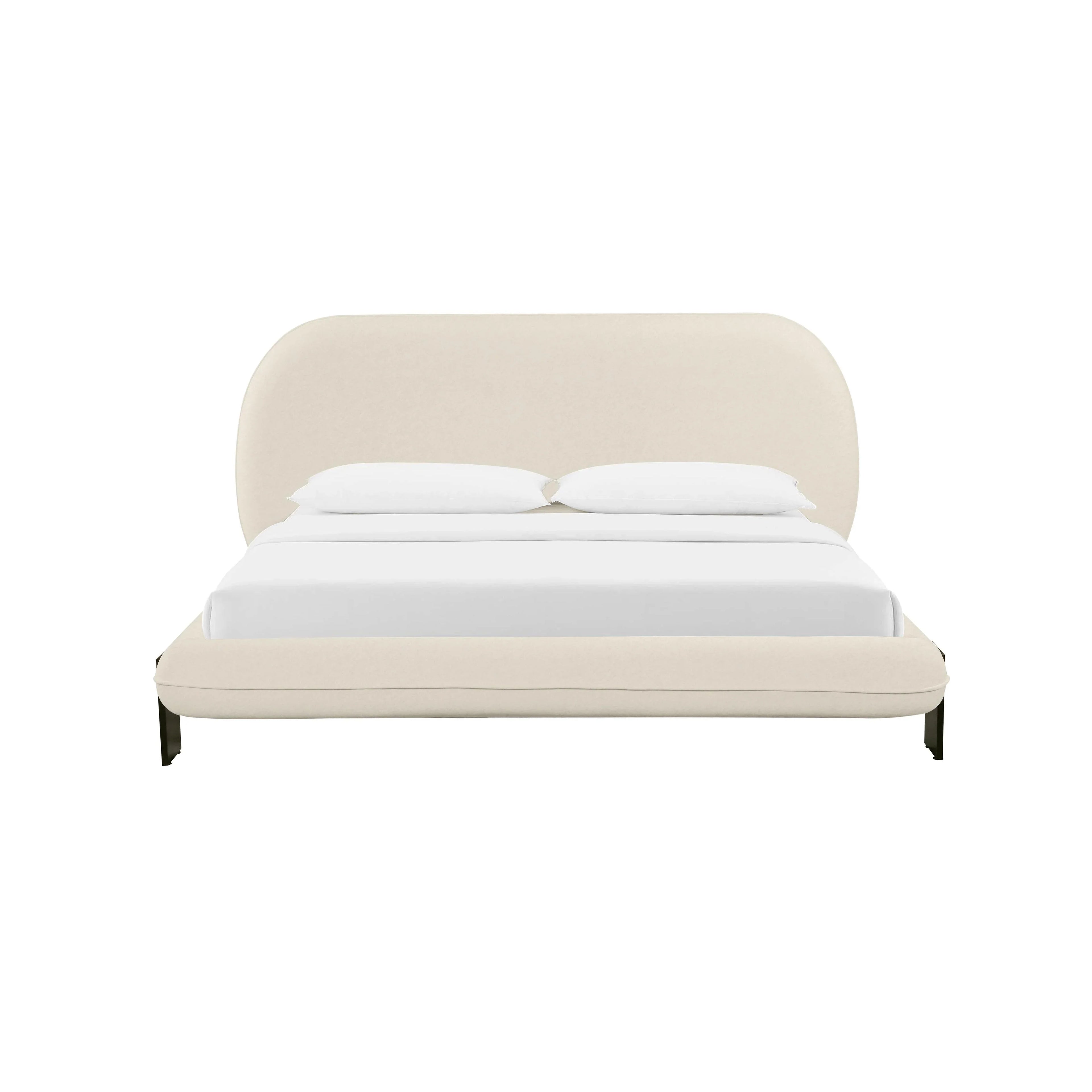 Ophelia Cream Performance Faux Wool Bed