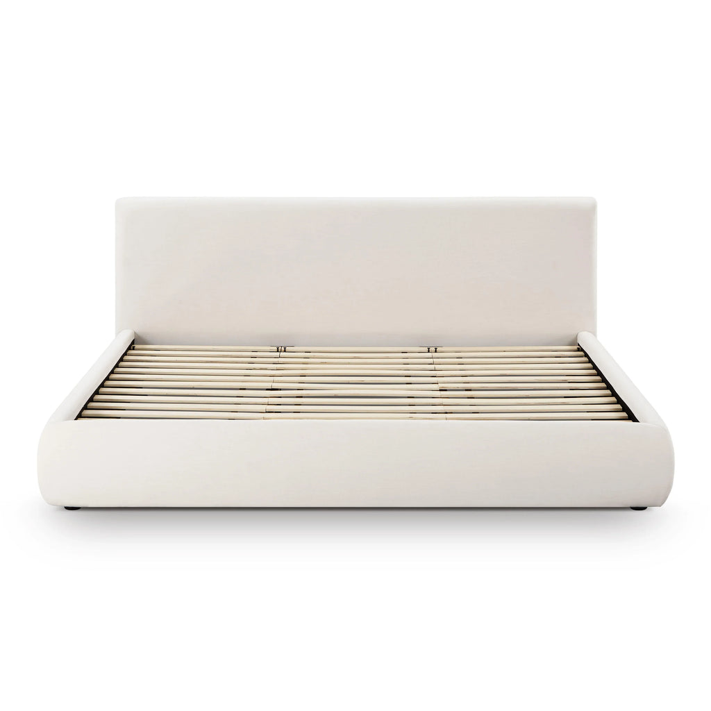 Isla Cream Upcycled Performance Linen Bed