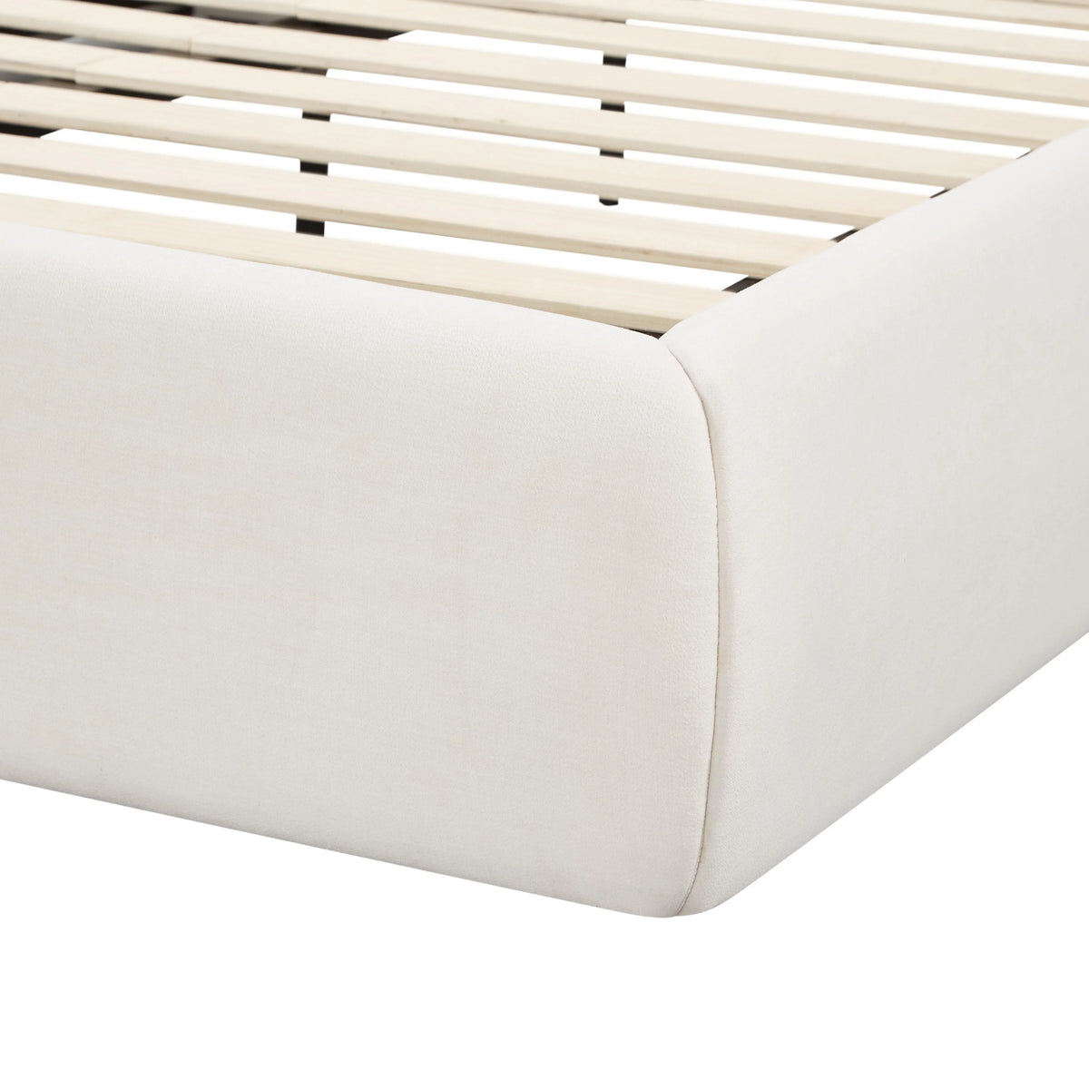 Isla Cream Upcycled Performance Linen Bed