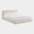 Isla Cream Jacquard Pattern Bed