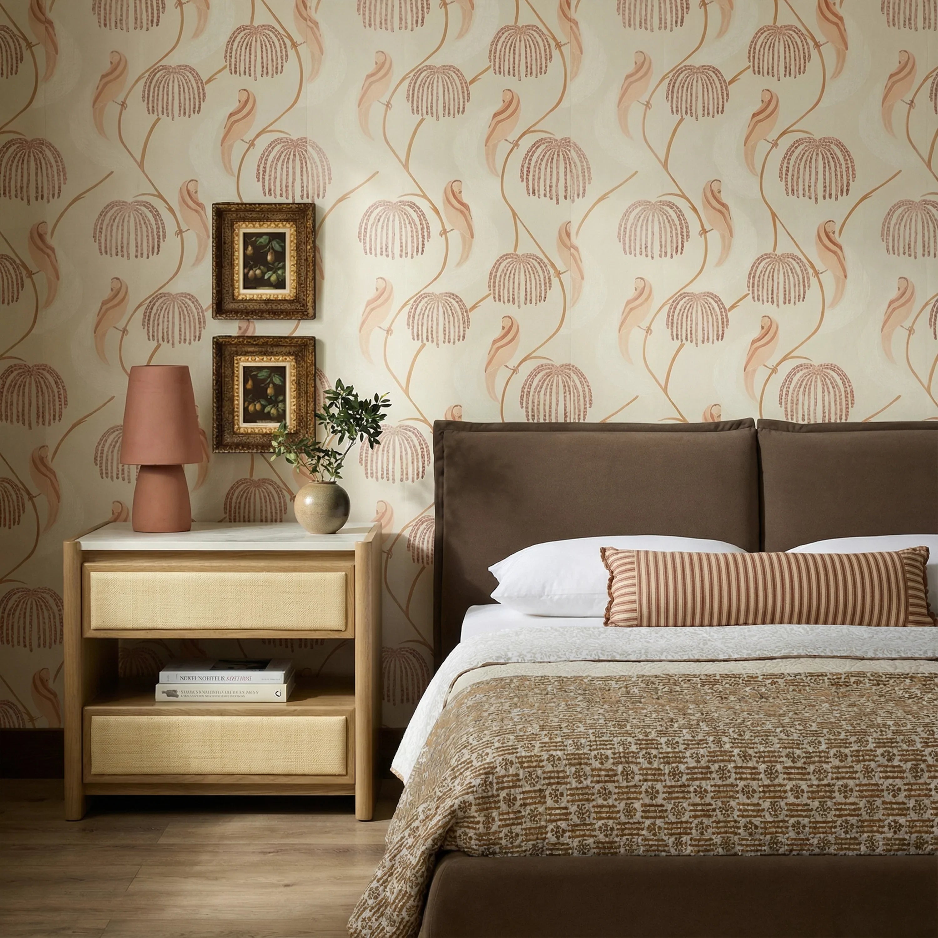 Mel Performance Faux Mohair Velvet Bed