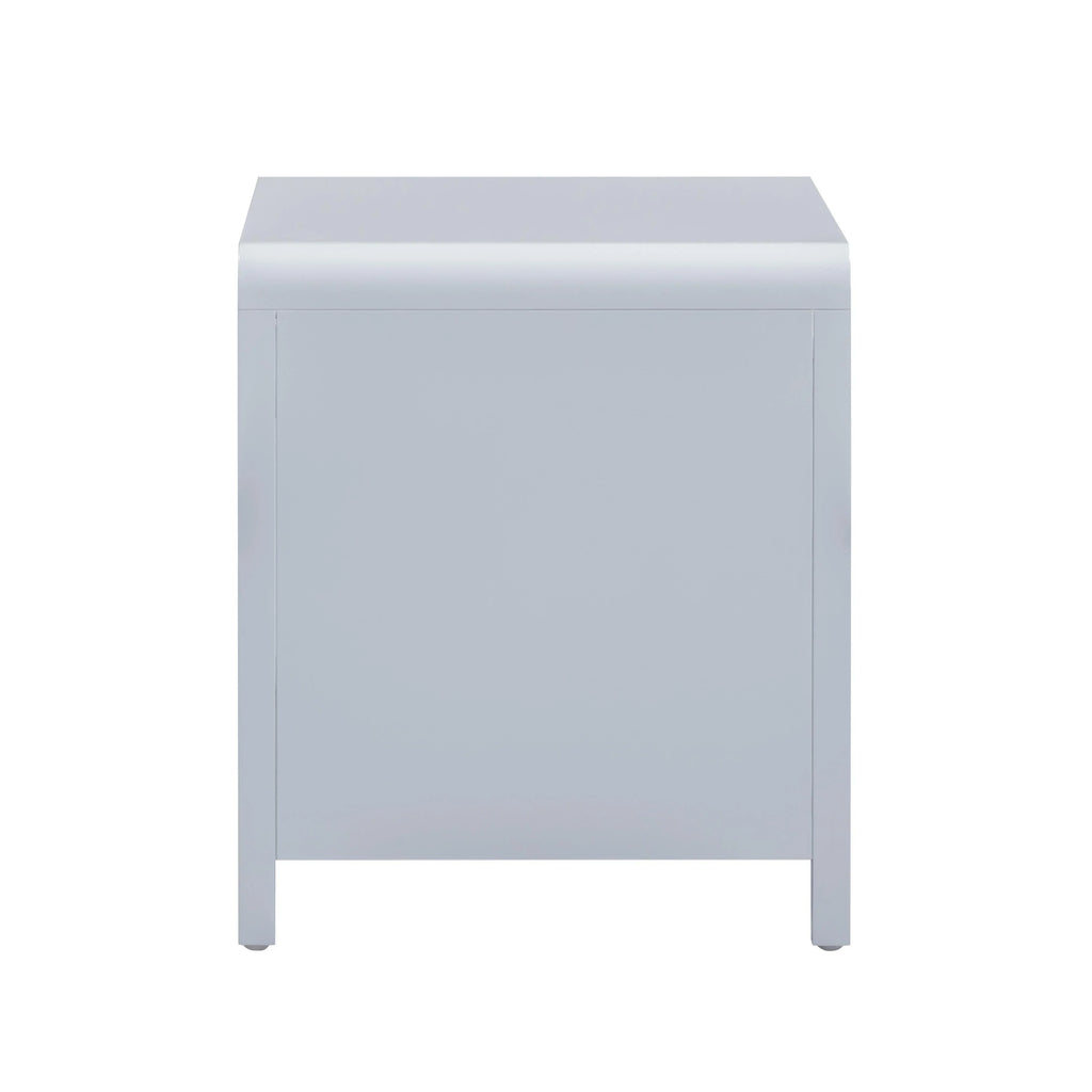 Patty 28" Rattan 2 Drawer Nightstand