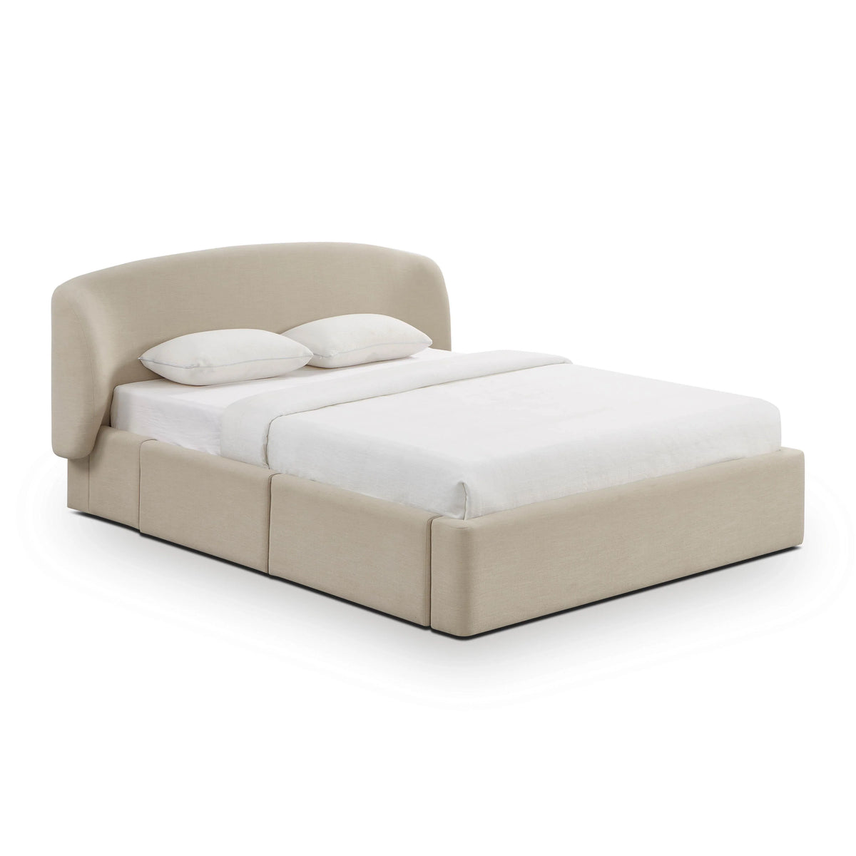Corey Upcycled Performance Linen Storage Bed