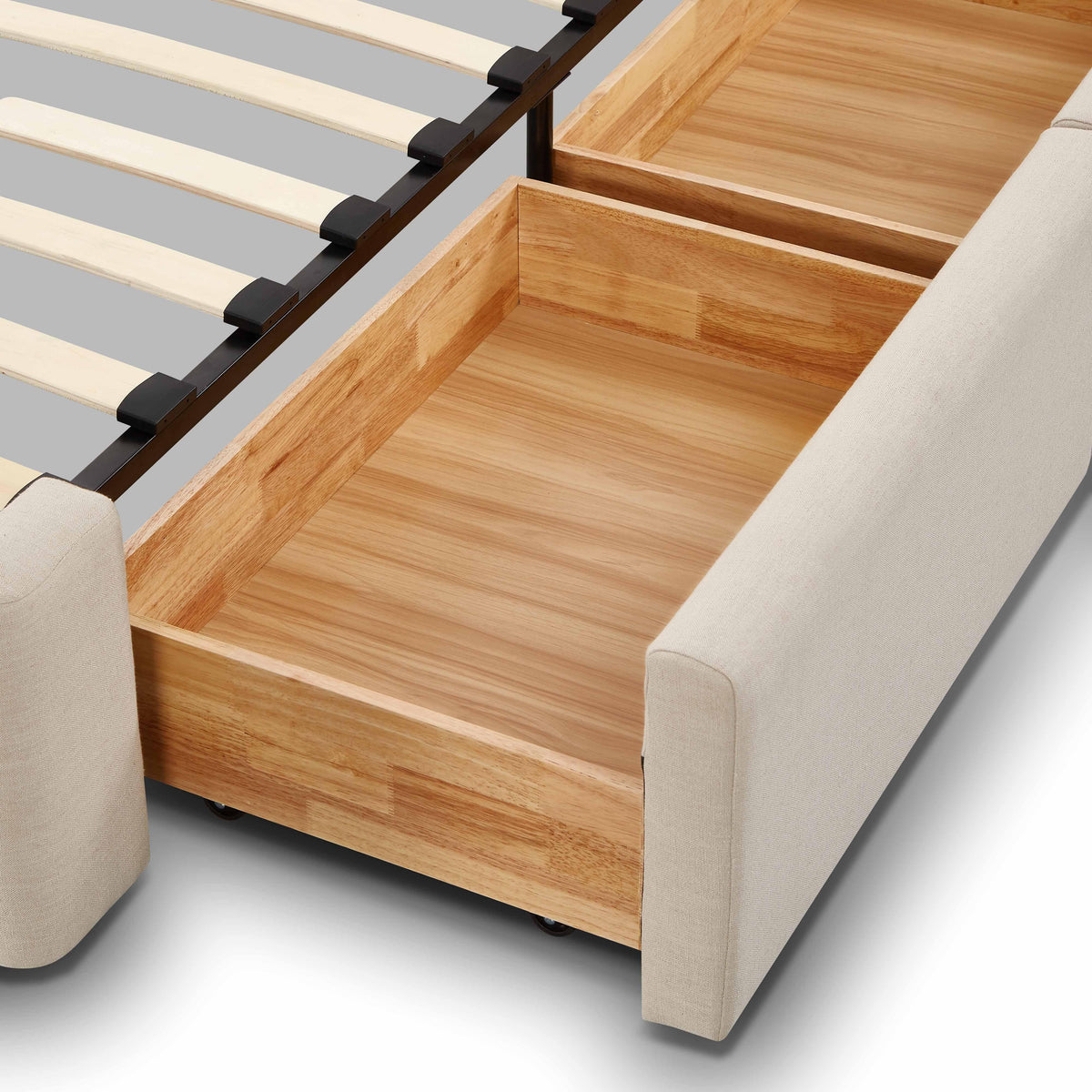 Corey Upcycled Performance Linen Storage Bed