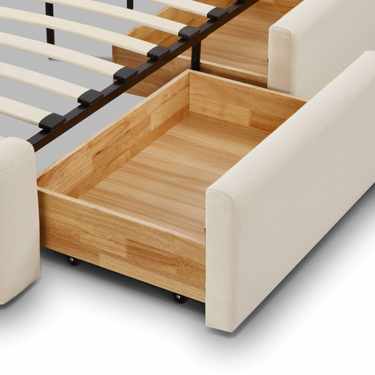 Corey Upcycled Performance Linen Storage Bed