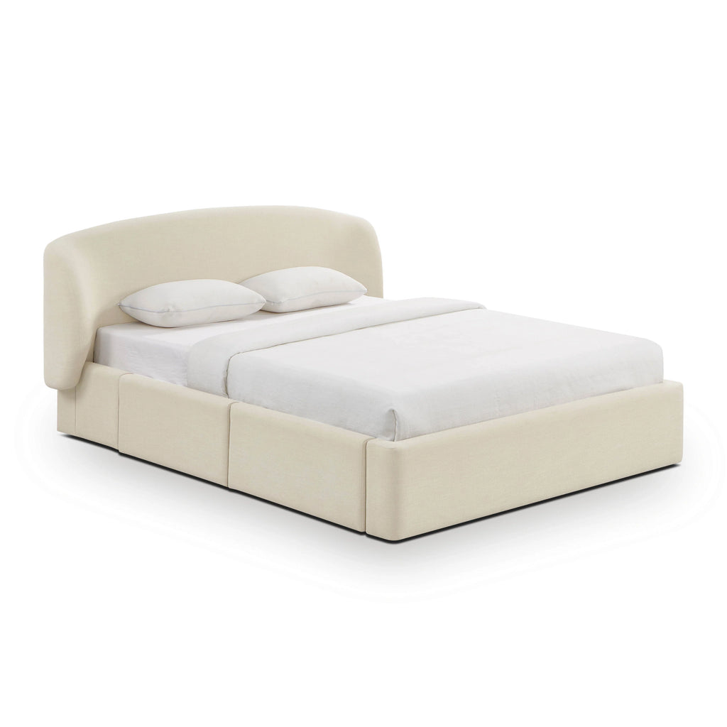 Corey Upcycled Performance Linen Storage Bed