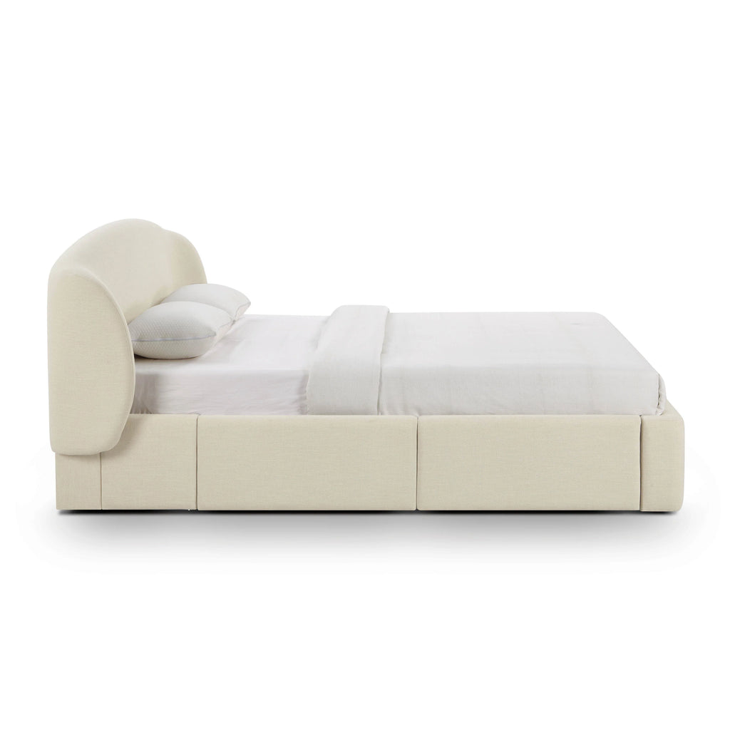 Corey Upcycled Performance Linen Storage Bed