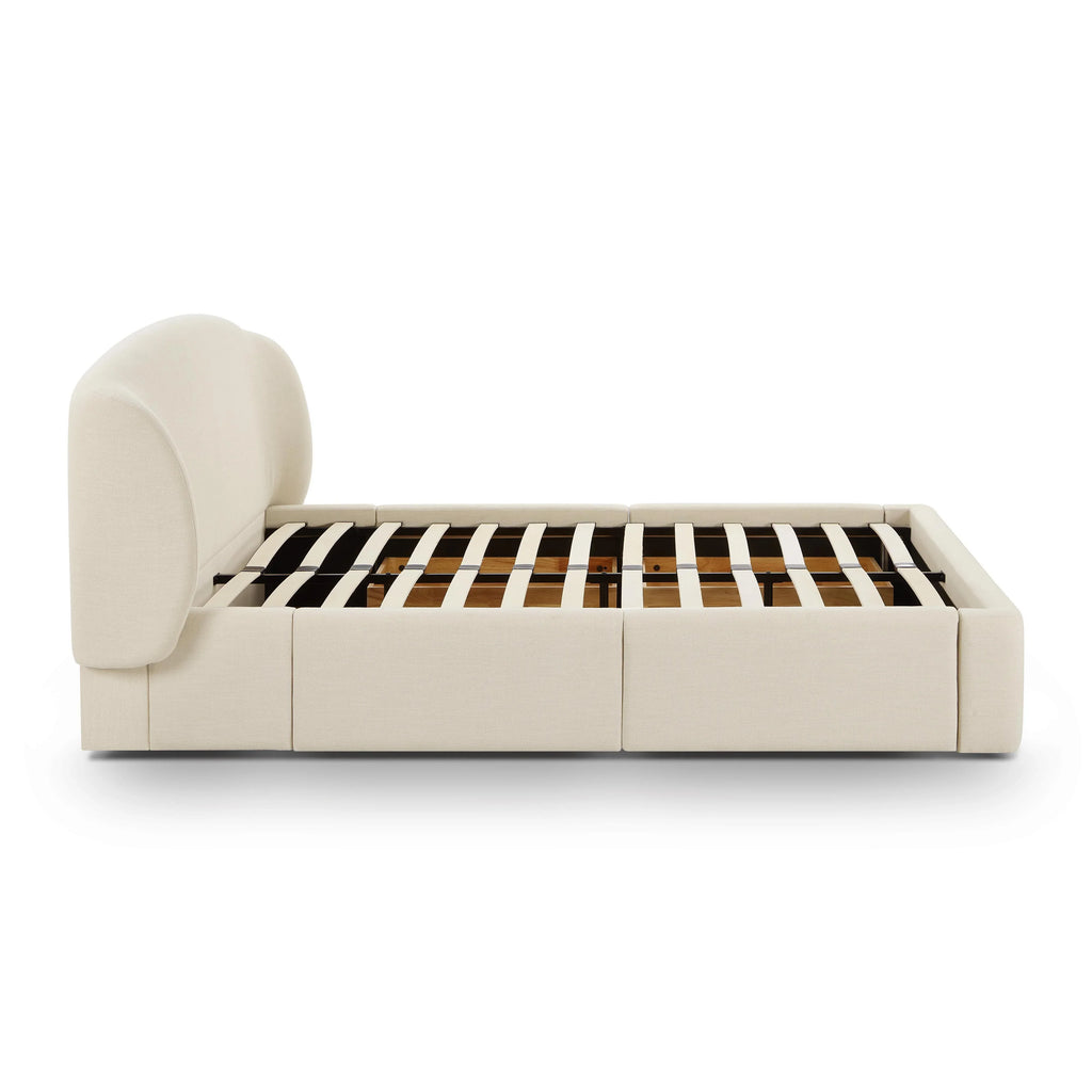 Corey Upcycled Performance Linen Storage Bed